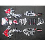 Pitbike/dirtbike 4 takt - Pitbike Dirtbike stickerset type5 voor CRF model kappen - 1574 (4-2-8)